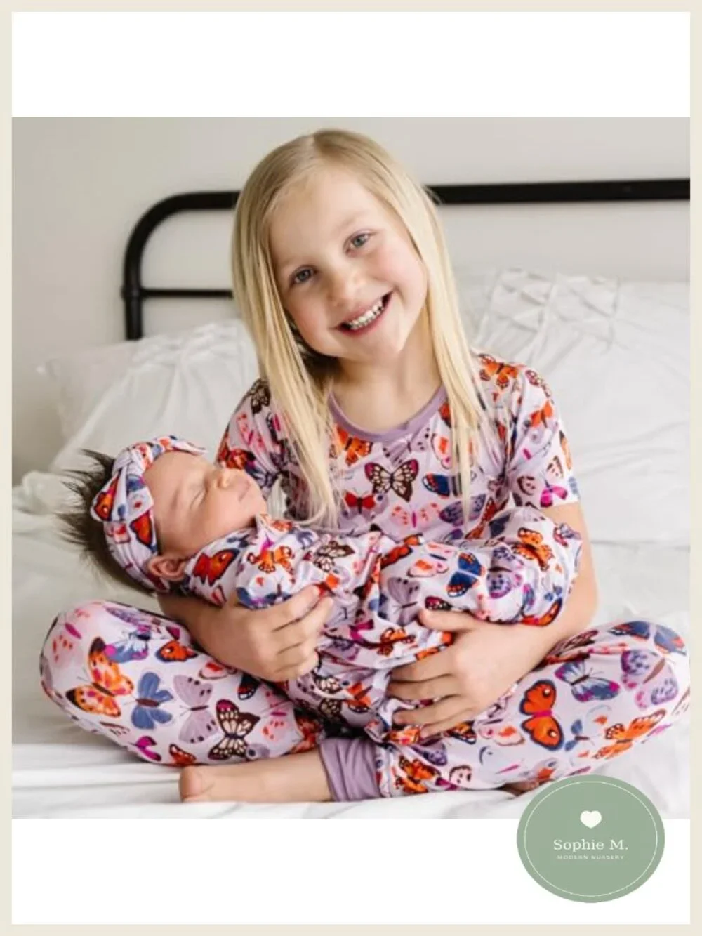 Newborn Swaddle Blanket & Headband Set, Viscose from Bamboo, 44x44